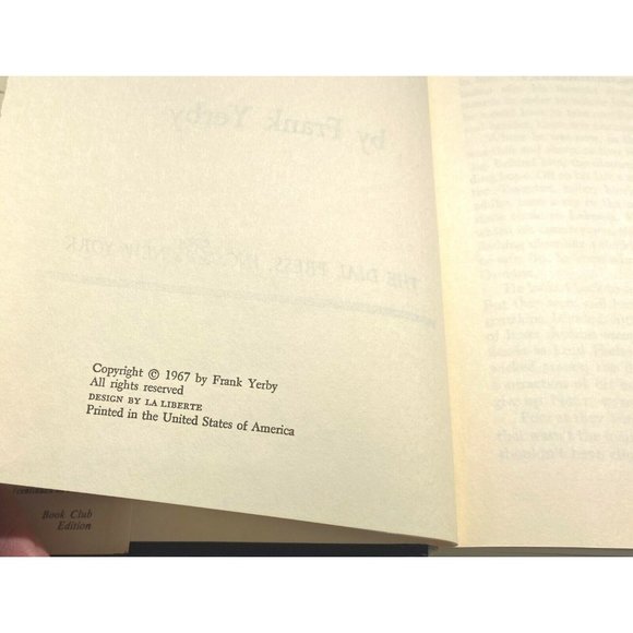 Goat Song by Frank Yarby Ancient Greece Novel HCDJ 1967 Book Club Edition - Picture 7 of 12